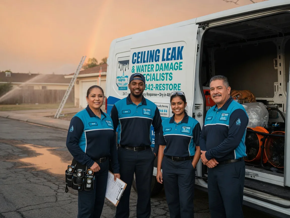 Ceiling Leak Cleanup company in Hanna City, IL