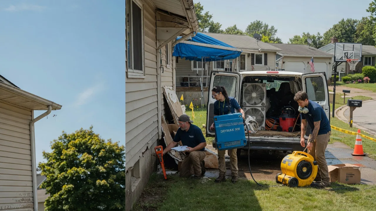 Ceiling Leak Cleanup in Hanna City, IL near me